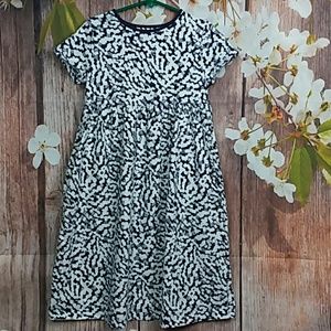 Lands' End Kids Girls cotton w/ pockets dress